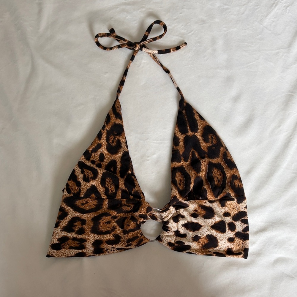 Leopard Print Halter Top